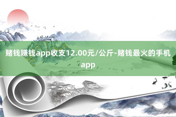 赌钱赚钱app收支12.00元/公斤-赌钱最火的手机app