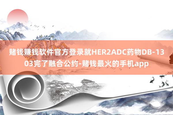 赌钱赚钱软件官方登录就HER2ADC药物DB-1303完了融合公约-赌钱最火的手机app